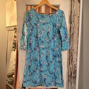 Lilly Pulitzer Mermaid Print Shift Dress